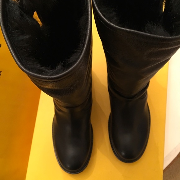 FENDI FUR MOTO BOOTS *new* MAKE OFFER! - Picture 3 of 4