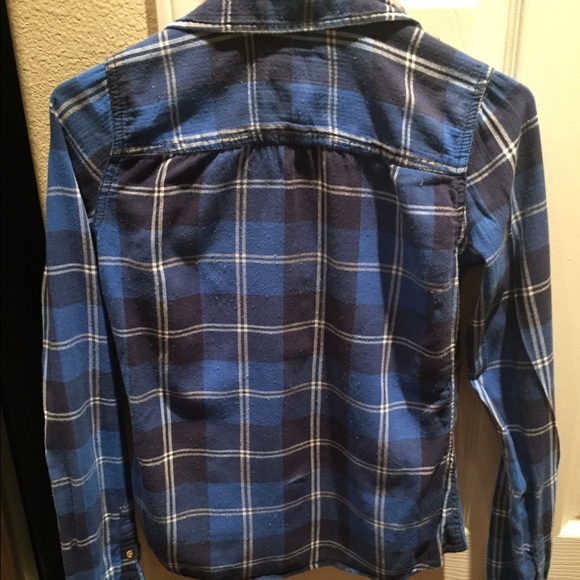 Plaid button down shirt