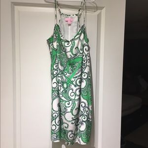 Lilly Pulitzer Dusk Strappy Silk Strap Dress.