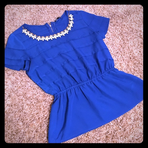 Adorable Peplum Blouse