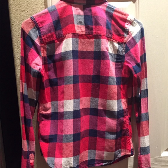 Plaid button down shirt