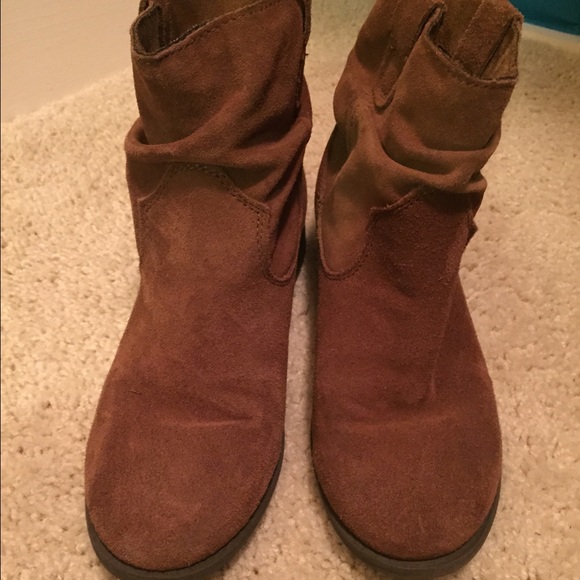 Brown booties
