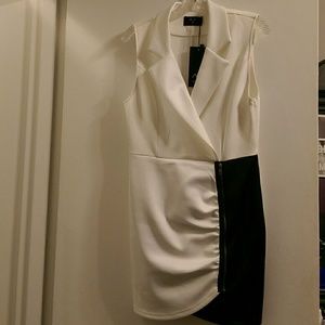 NWT White &  black dress