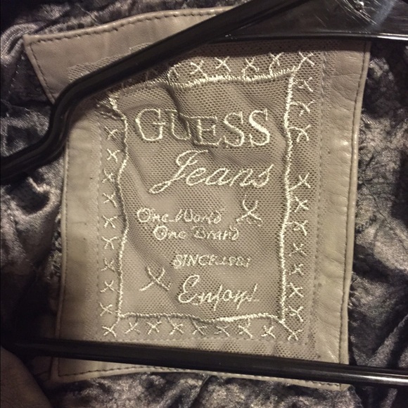 Leather jacket from Guess