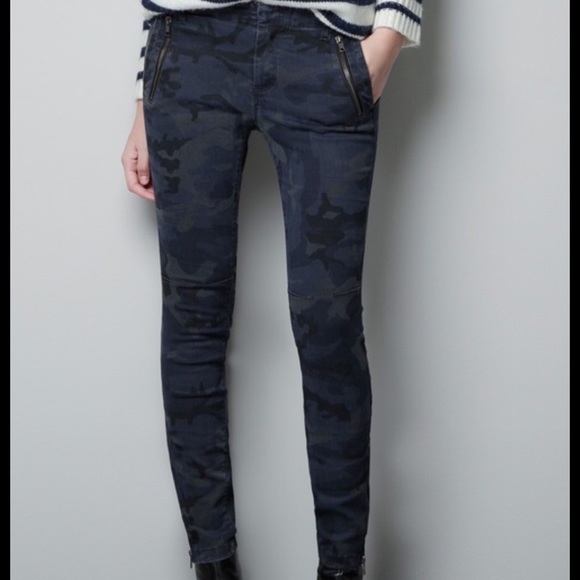 Zara Pants - Zara Skinny Camo's