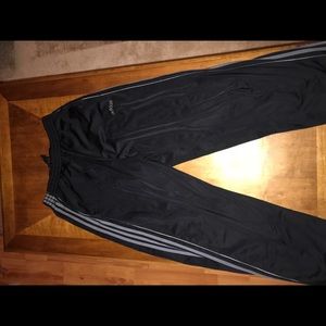 Adidas polyester track pants