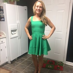 Cute green Skater Dress 👗