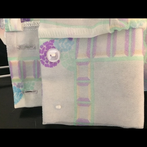 Vintage 1960s Lavender Goddess Blouse - Picture 4 of 4