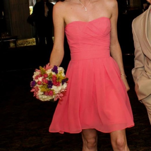 {Flash Sale!}  Bill Levkoff pink strapless dress