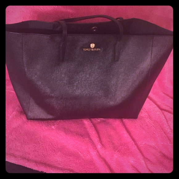 Vince Camuto black tote bag