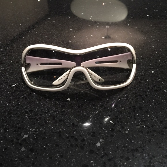 white Prada sunglasses