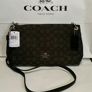 NWT: Authentic Signature Charley Coach Crossbody