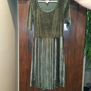 Green velvet elegance collection Nicole XL