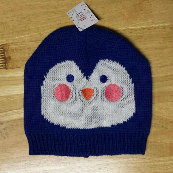 New Blue Penguin Baby Beanie