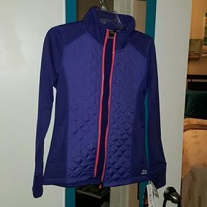 RBX, purple fleece lined athletic jacket