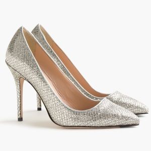 J.Crew Roxie Glitter Pumps