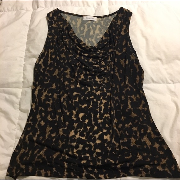 Calvin Kline cowl neck tank top