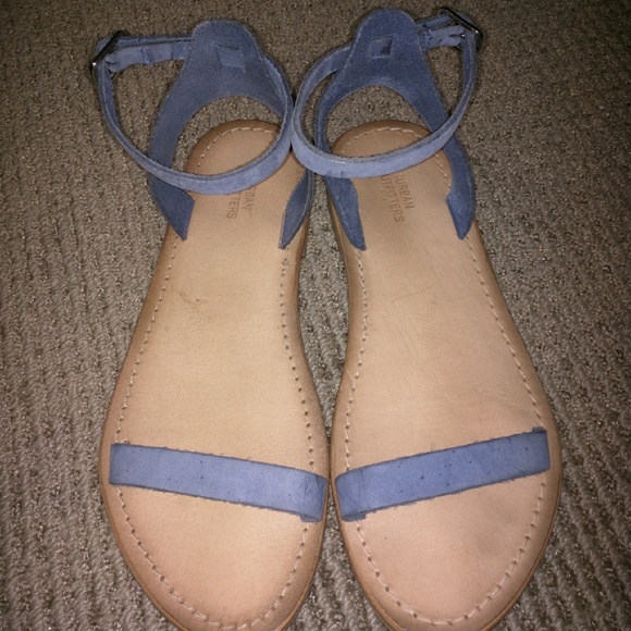 Urban Outfitters blue sandals