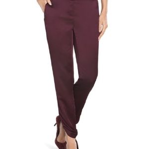 NEW White House Black Market Satin Holiday Pants 6
