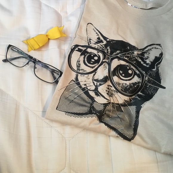 Other - Cat Bow Tie Shirt