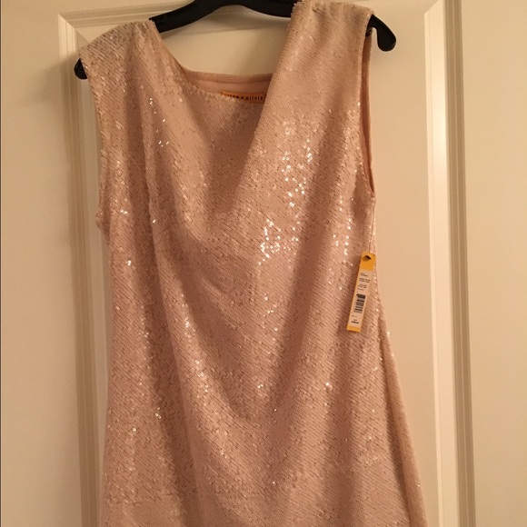 Marina sequin dolman Alice and Olivia tunic - Picture 1 of 4