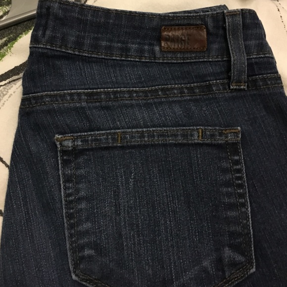 Dark/ medium wash Paige skinny jeans