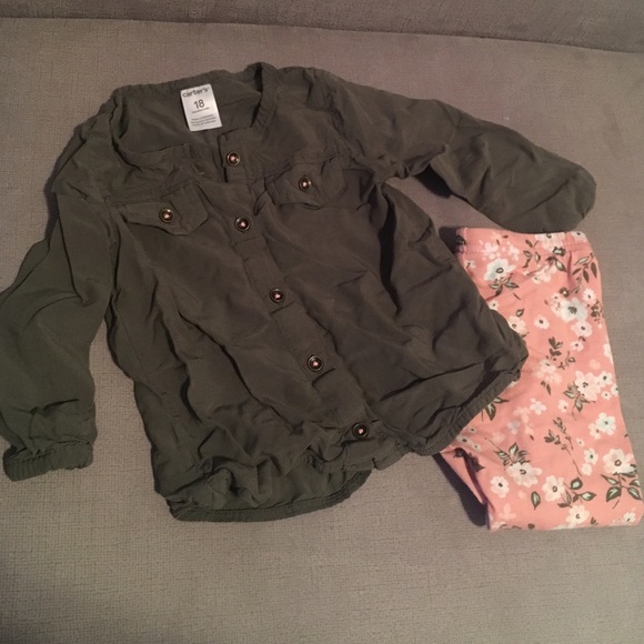 18M Olive & Floral Set