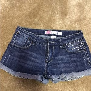 Denim summer shorts