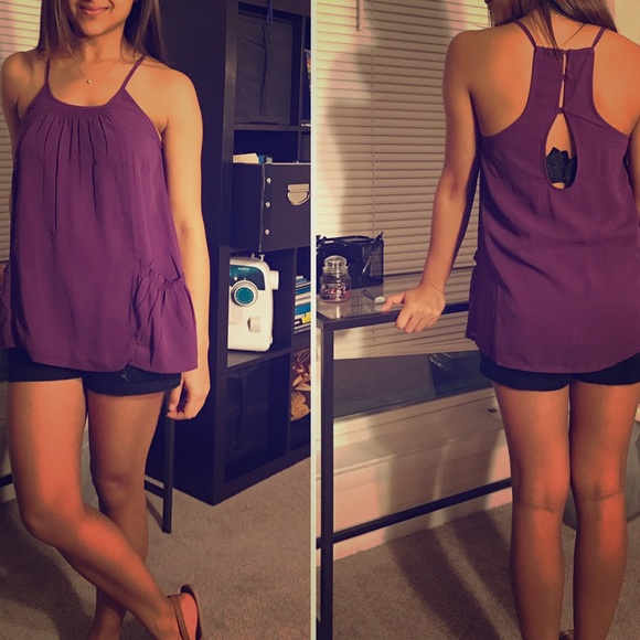 Purple Halter top