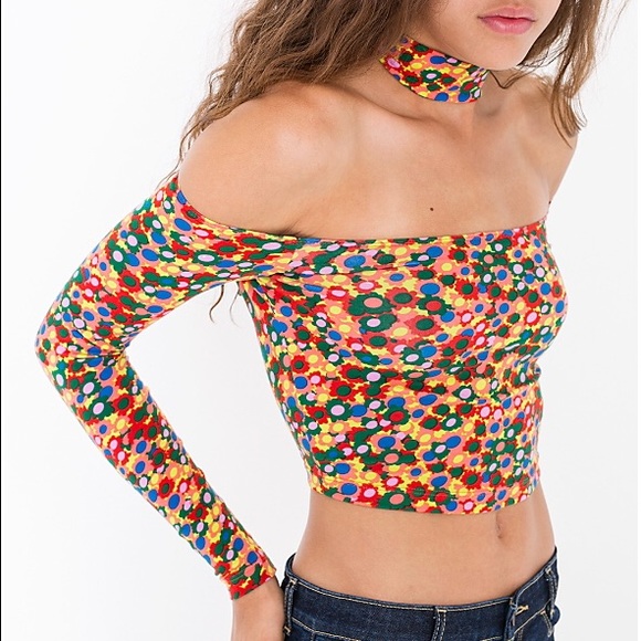 Patterned Choker top