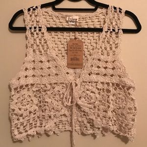 Natural Life Crochet Vest