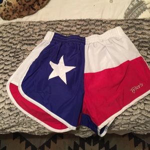 Tyler's TX Flag Running Shorts