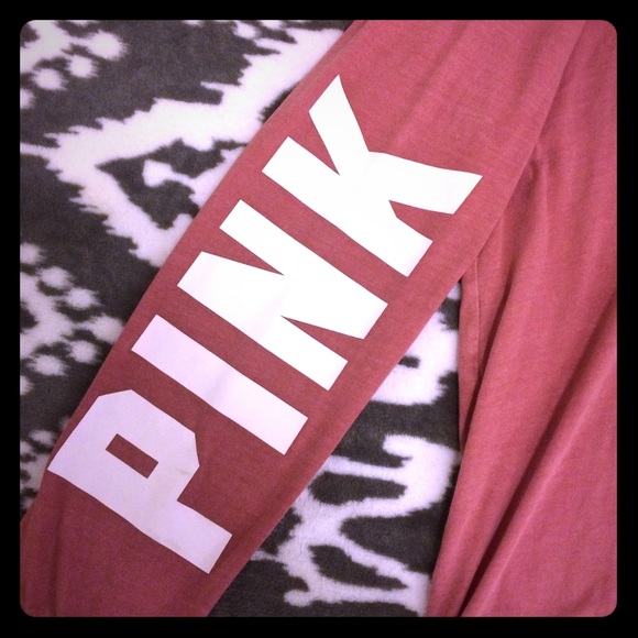 Victoria's Secret PINK long sleeve campus tee