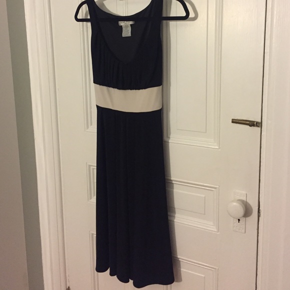 Black and white formal dress