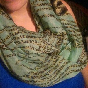 Cheetah print scarf