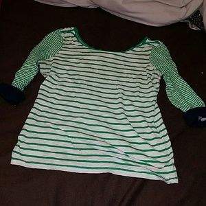 Saturday Sunday boatneck long sleeved tee