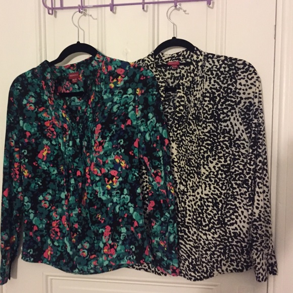 Two identical blouses