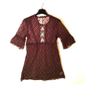 Free People Lace Tunic