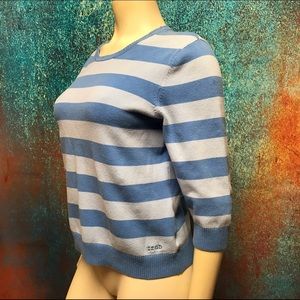 IZOD Women's Cotton Stretch Striped Pullover