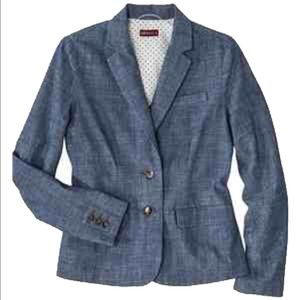 Marina Chambray Blazer NWT. Perfect condition.