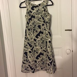 Black and white summer dress