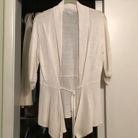 NY&Co Lightweight Linen/Cotton Cardigan