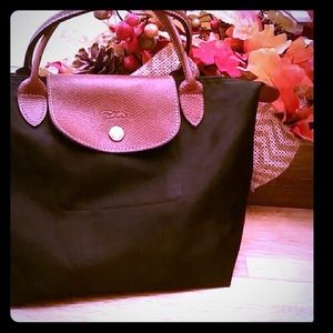 Mini Longchamp Black Tote