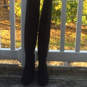 ASOS knee high black boots