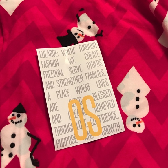 BNWT LuLaRoe Christmas leggings OS