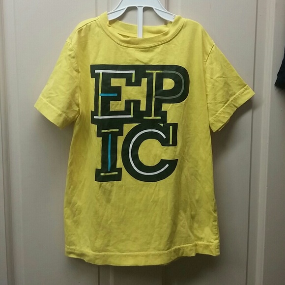 Crazy 8 - yellow epic t-shirt -small(5-6)