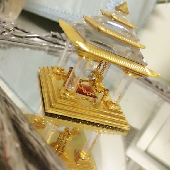 Swarovski temple crystal figurine