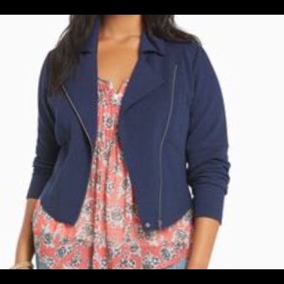 Torrid knit Moto peacoat  sz 4 NWT