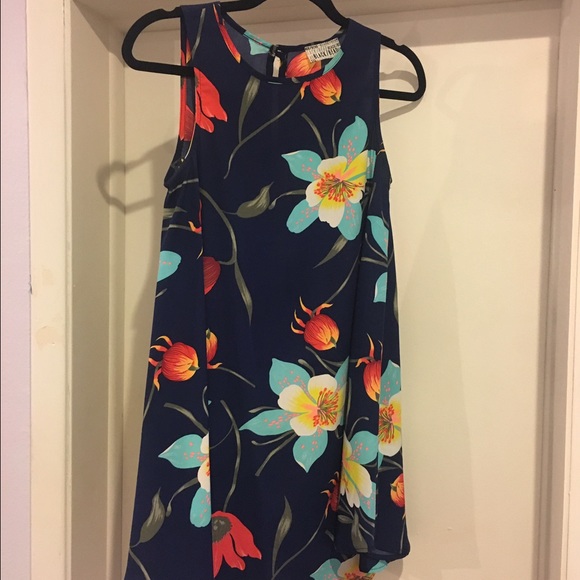 Boutique navy floral dress