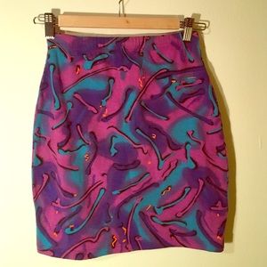 Retro Cotton/Spandex Skirt